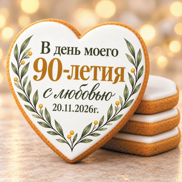 Печенье сувенирное "Комплимент-сердце" 8 