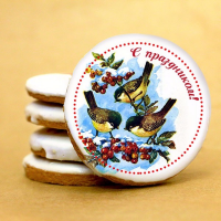 Печенье сувенирное "Синички"