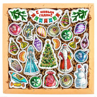 Набор печенья "Дед мороз и Снегурочка. Ретро" 2026