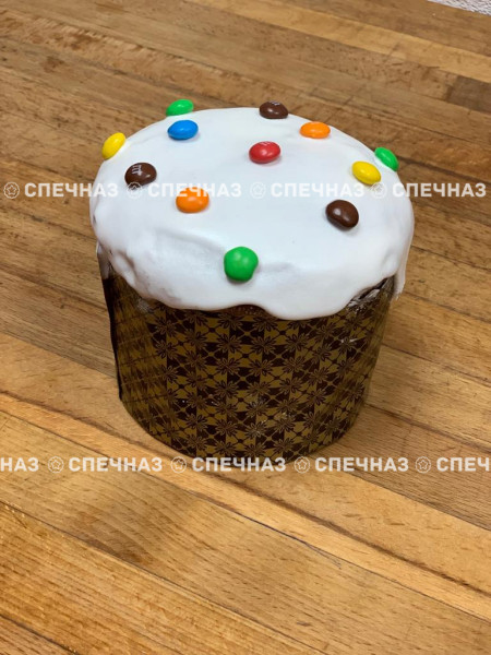 Пасхальный кулич с M&Ms