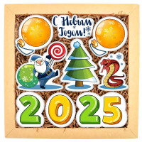 Набор печенья "Яркий новый год 2025"