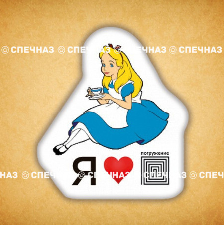 Кусайд - печенье сувенирное 8 см Алиса