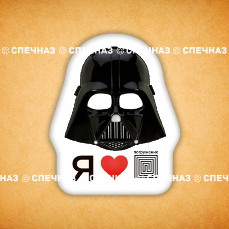 Кусайд - печенье сувенирное 8 см Дарт Вейдер