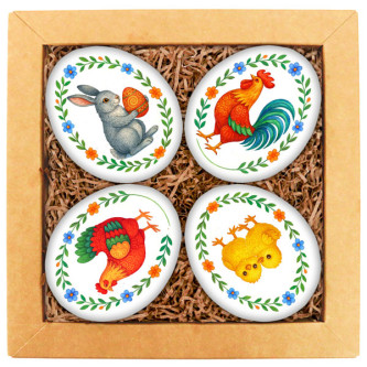 Набор печенья "Яйца. Красочный орнамент" 3