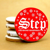 Печенье брендированное " Step" (красный)