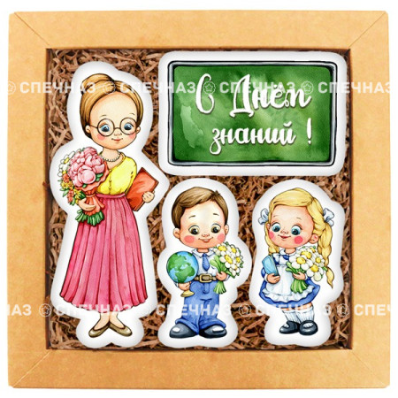Печенье в подарок учителям и школьникам Набор печенья "Счастливый класс" 