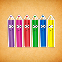 Набор печенья "Карандаши в стакане" 6шт