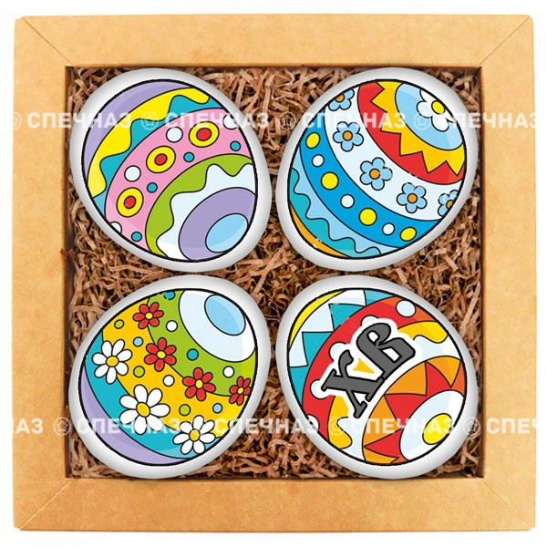 Набор кусайдов-печенья средний 20ХВ003 Кусайды - хрустящее песочное печенье, покрытое шоколадной глазурью, с нанесенным изображением.