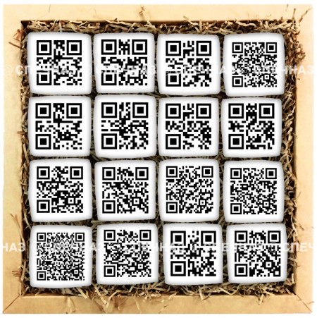 Набор кусайдов-печенья огромный QR код