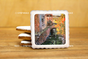 Кусайд - печенье сувенирное 6 см Картина 5