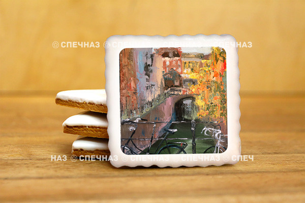 Кусайд - печенье сувенирное 6 см Картина 5 