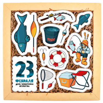 Набор печенья "Настоящему рыболову"