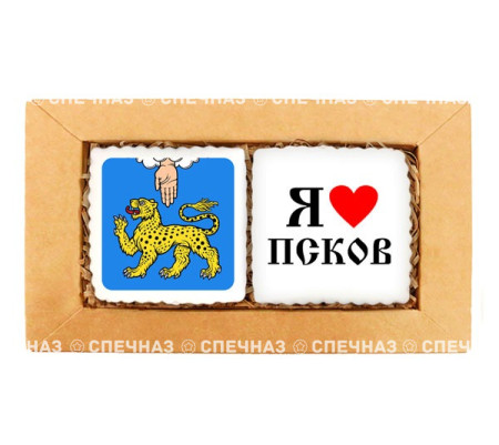 Набор печенья "Люблю Псков"