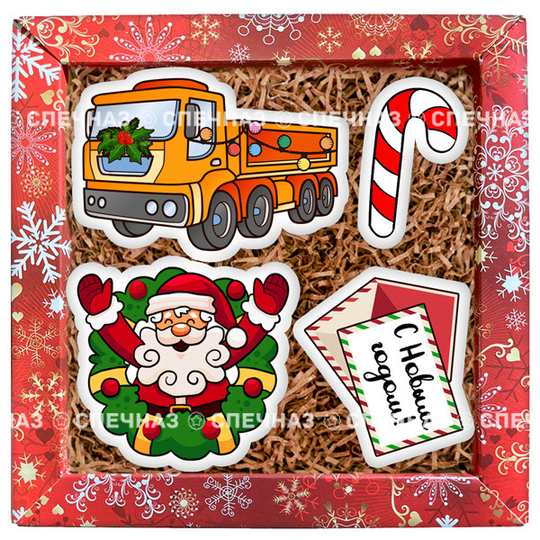 Набор печенья &quot;Веселый дед Мороз&quot; 
