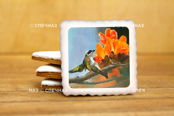 Кусайд - печенье сувенирное 6 см Картина 10 