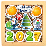 Набор печенья "Яркий новый год 2027"