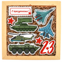 Набор печенья "Военная техника 9"