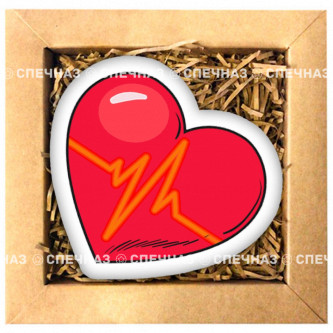 Набор печенья "Сердце с лого 2"