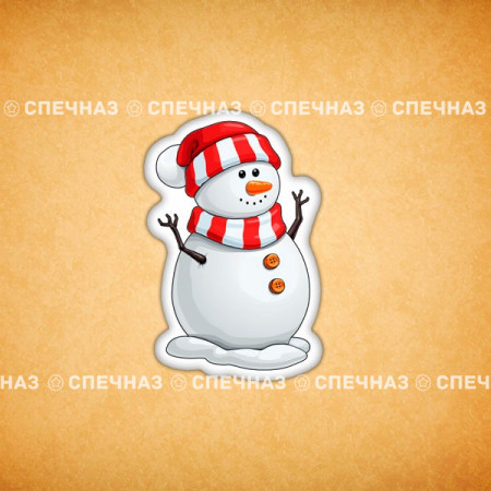 Печенье индивидуальное "Снеговичок 2"