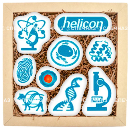 Набор печенья с логотипом "Helicon" большой
