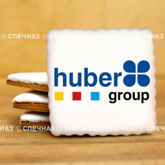 Печенье брендированное "Huber Group"  4см