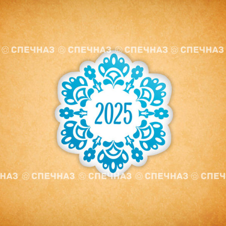 Печенье индивидуальное "Снежинка-2025" 5