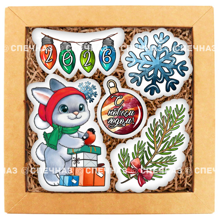 Набор печенья &quot;Новогодний зайка&quot; 