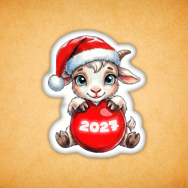 Печенье индивидуальное "Новогодняя Козочка" 16 