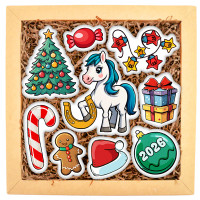 Набор печенья "Праздничный с Лошадкой" 2