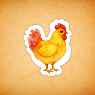 Печенье сувенирное "Курочка пасхальная" 2