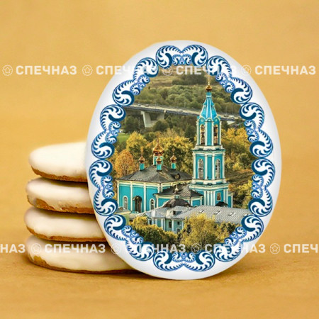 Печенье индивидуальное "Храм Богородицы в Крылатском"