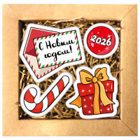 Набор печенья "Карамелька и подарок"