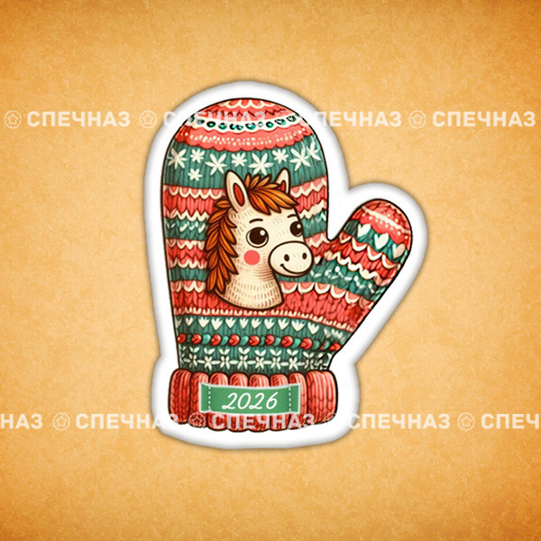 Печенье сувенирное &quot;Варежка 2026&quot; 2 