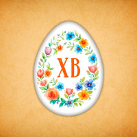 Печенье сувенирное "Яйцо пасхальное 6"