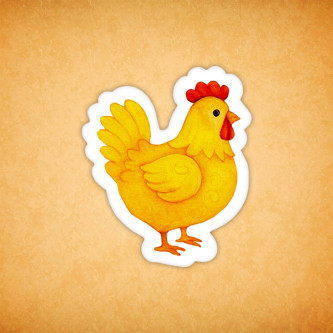 Печенье сувенирное "Курочка пасхальная" 3