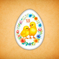 Печенье сувенирное "Яйцо пасхальное 3"