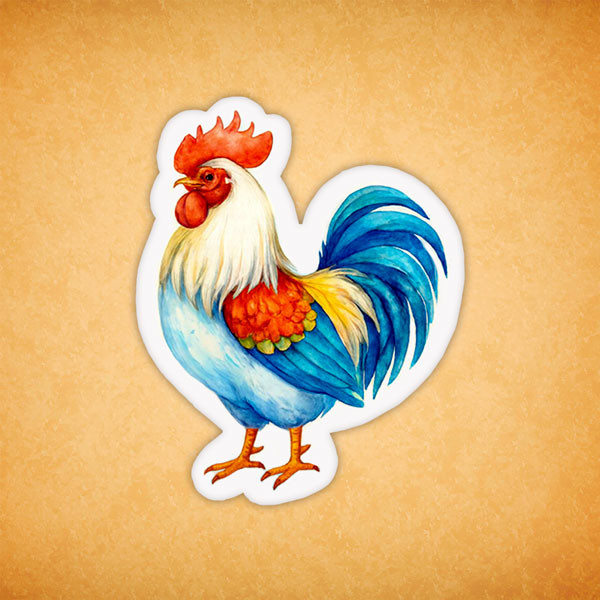 Печенье сувенирное "Петушок пасхальный"  