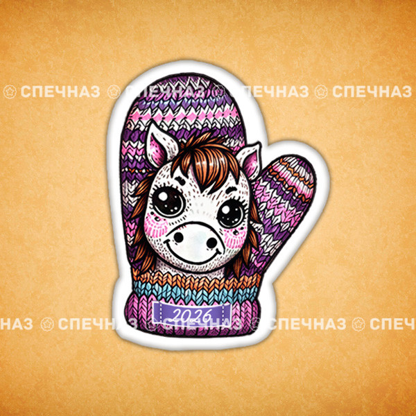 Печенье сувенирное &quot;Варежка 2026&quot; 4 