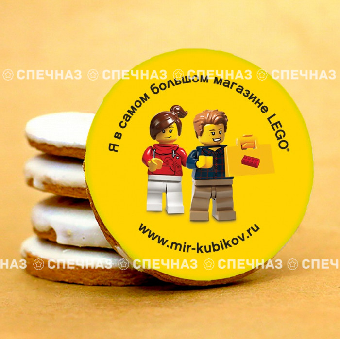 Кусайд-печенье сувенирное 8см Lego 1 