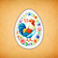 Печенье сувенирное "Яйцо пасхальное 7"