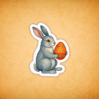 Печенье сувенирное "Кролик пасхальный"