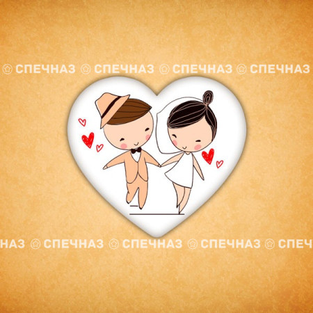 Печенье индивидуальное "Сердечко"3