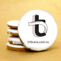 Печенье брендированное " Tribuna" 4см