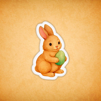 Печенье сувенирное "Кролик пасхальный" 3