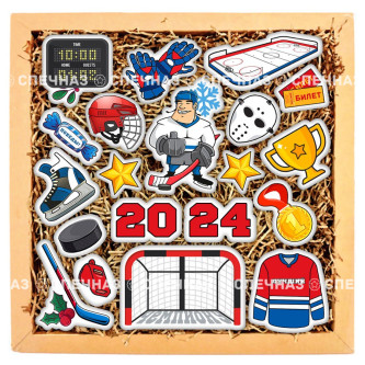 Набор печенья "Хоккей-2024"