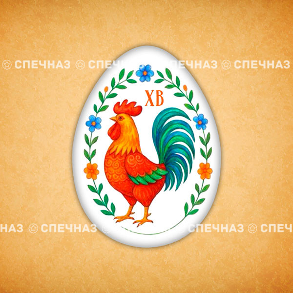 Печенье сувенирное "Яйцо пасхальное 12" 