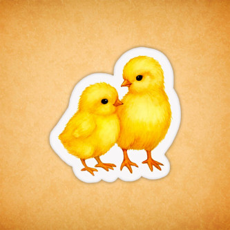 Печенье сувенирное "Пасхальные цыплята" 2