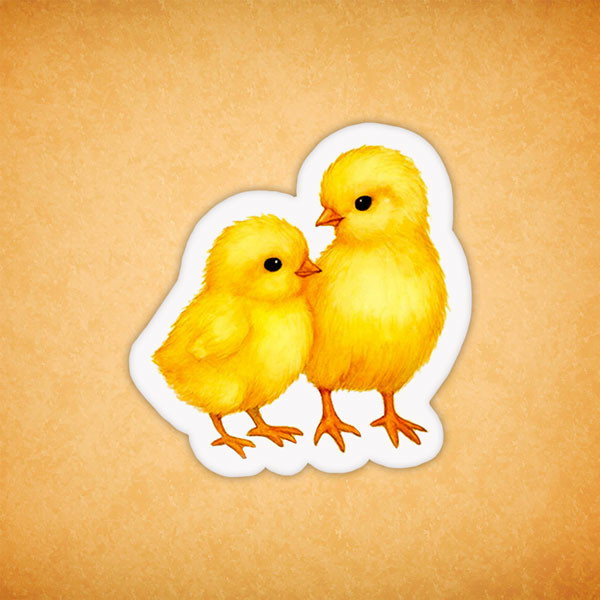 Печенье сувенирное "Пасхальные цыплята" 2 