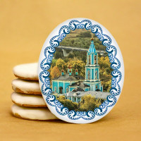 Печенье сувенирное "Яйцо пасх. Храм Богородицы 1"