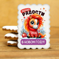 Печенье индивидуальное "Пожелания от Лошадки" 6